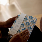 Paper Mirchi, Carnet de notes - Treillis Indigo
