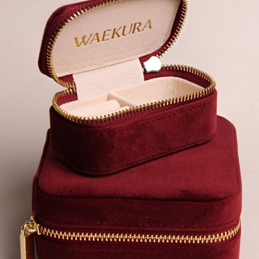 Waekura, Petite Boîte à bijoux - Rouge Griotte