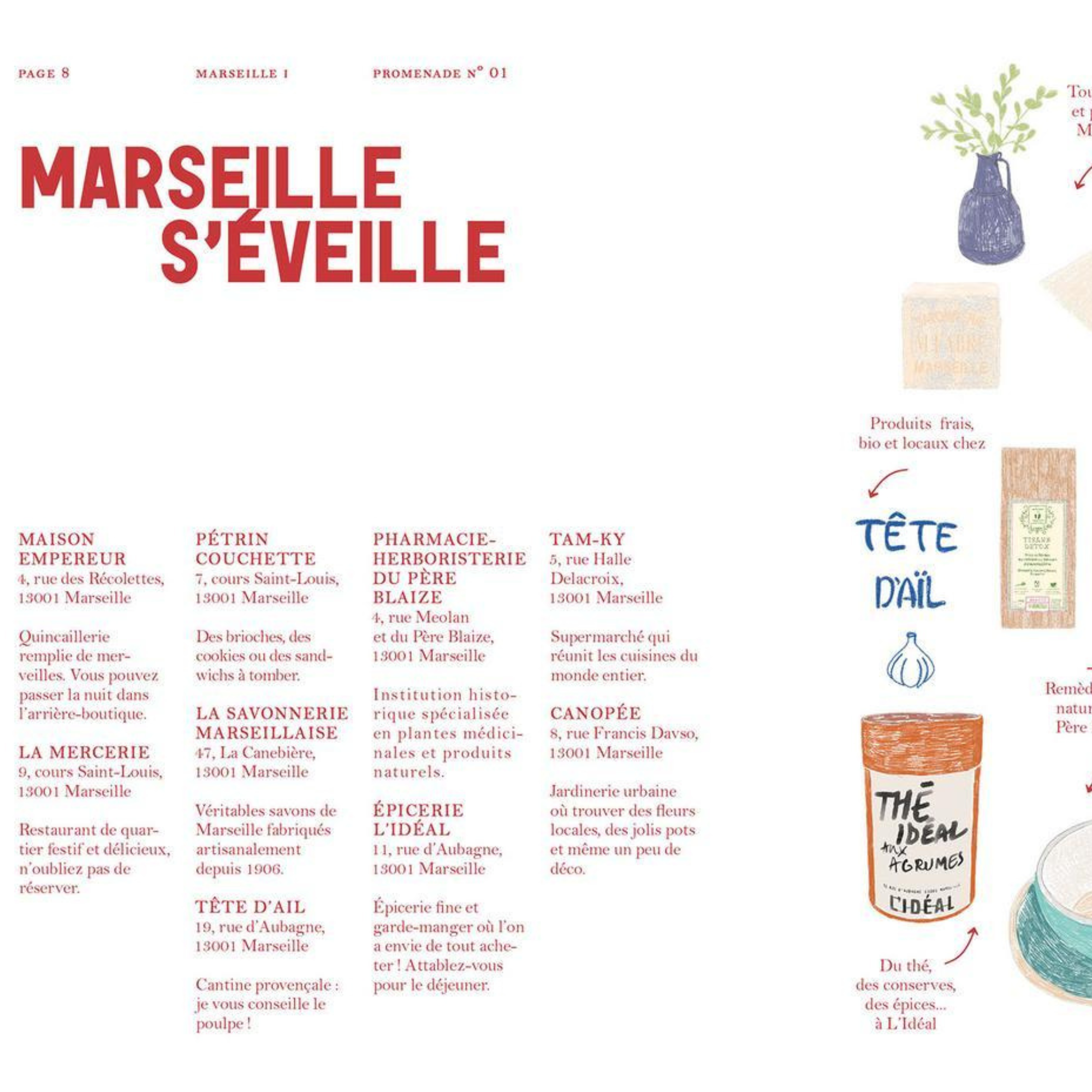 Zoé de Las Cases, Carnet d'adresse - Marseille Chéri