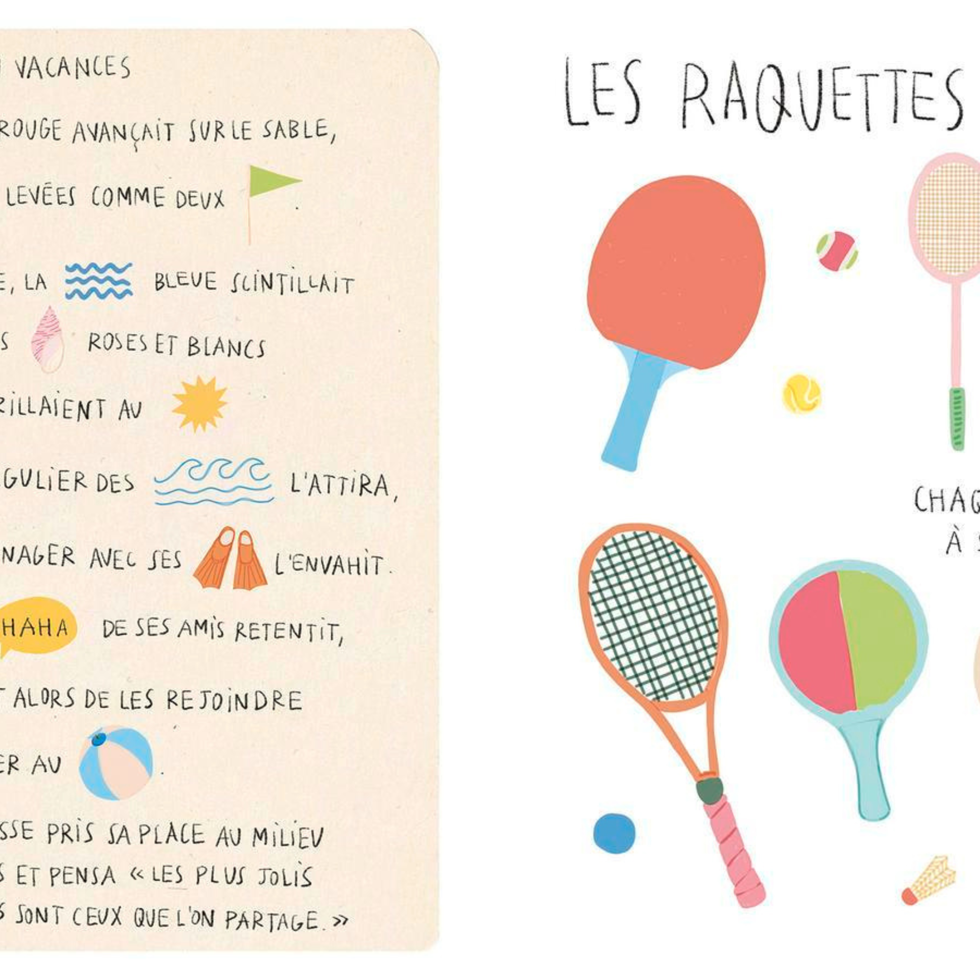 Zoé de Las Cases, Cahier d'activités - Sieste