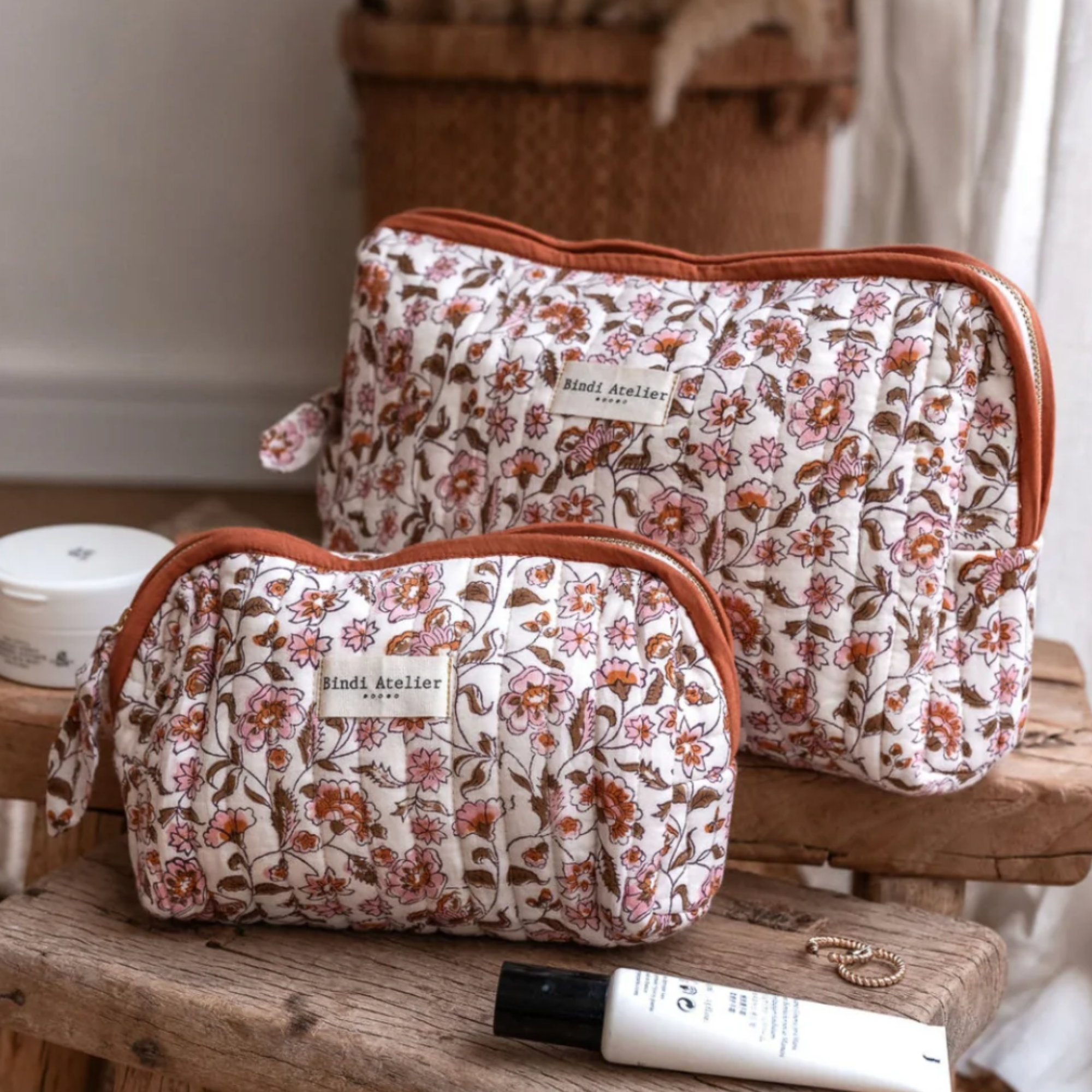 Bindi Atelier, Trousse de toilette - Edel Ambre