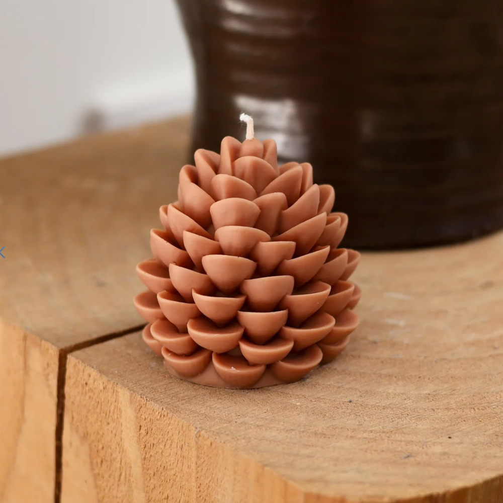 La Casa des Bougies, Bougies Pomme de pin - Marron