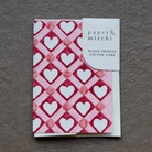Paper Mirchi, Carte - Cœur à carreaux rouges