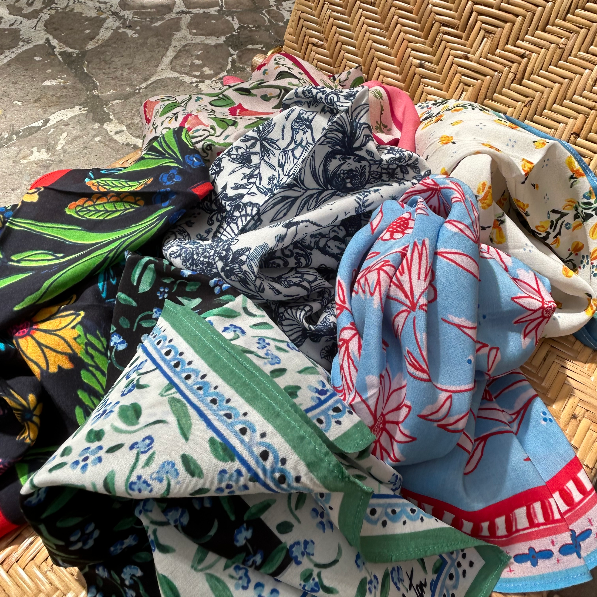 Foulard, Amour Breton - Dentelle