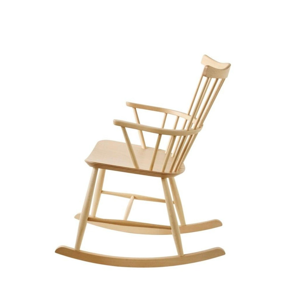Rocking chair en hêtre FDB Møbler - J52G Naturel