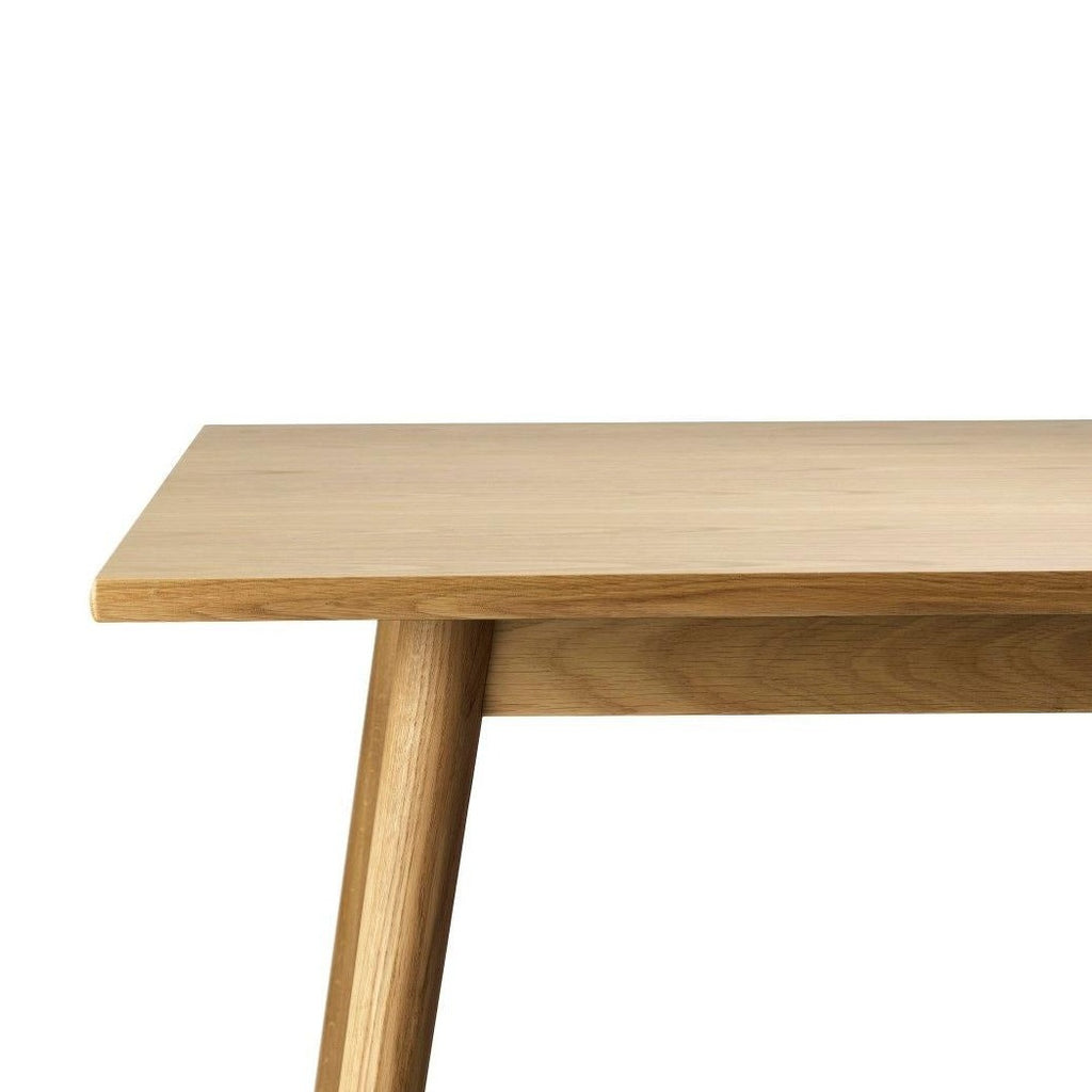 Table à manger FDB Møbler 220 x 95 cm- C35C Chêne vernis