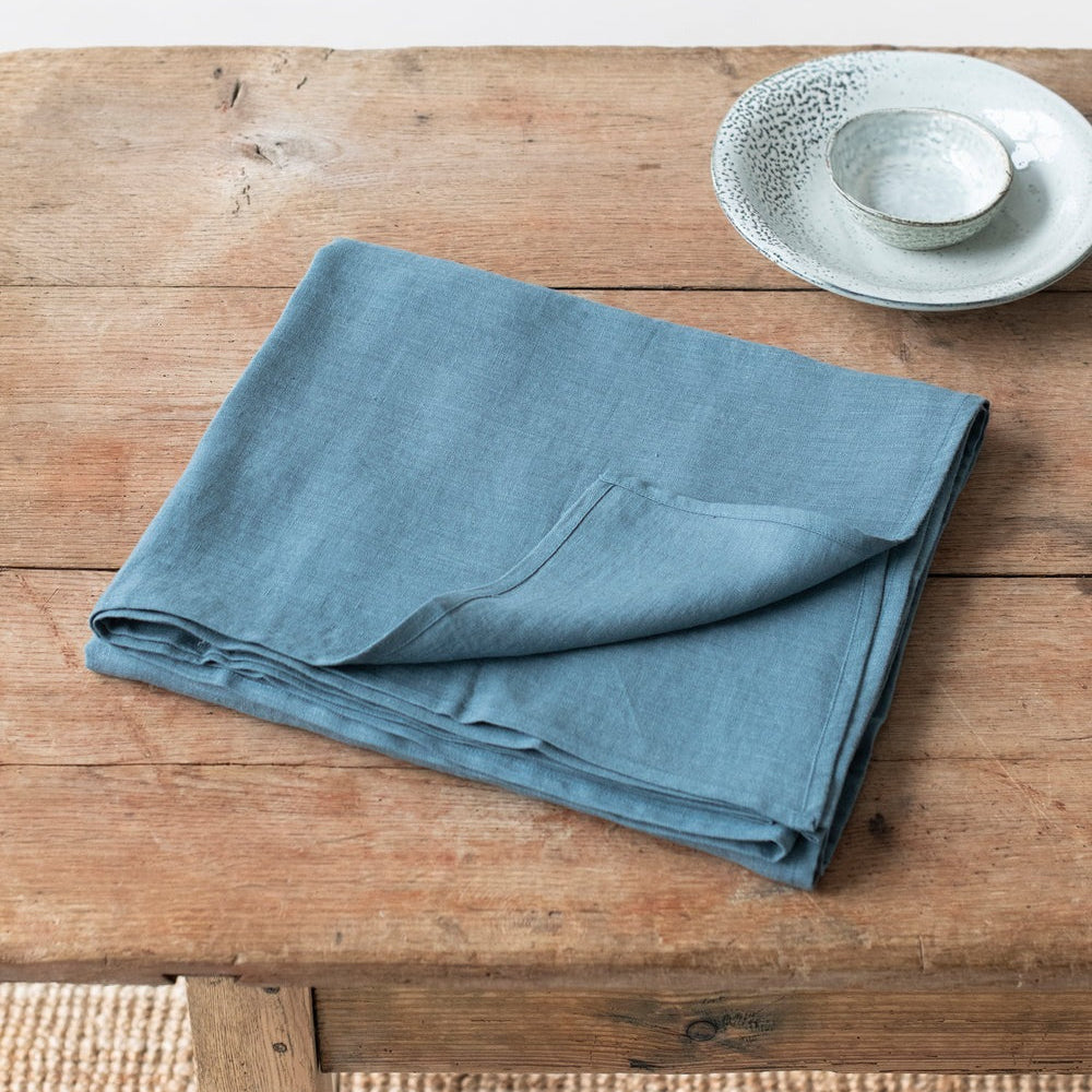 Magic Linen, Nappe en lin 150x250 - Gray Blue