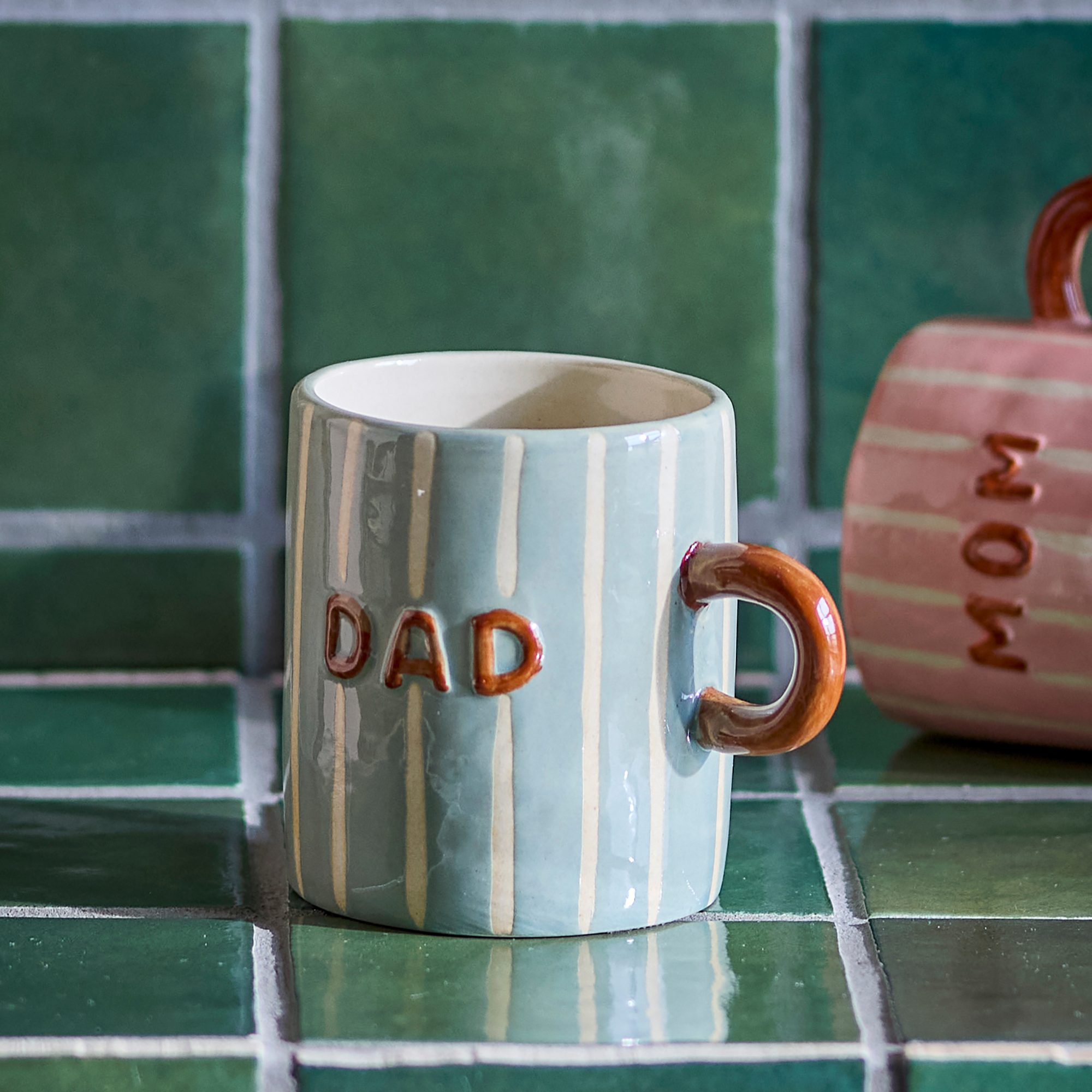 Bloomingville , Mug - Cherish Bleu