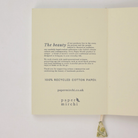 Paper Mirchi, Carnet de notes - Treillis floral crème au beurre