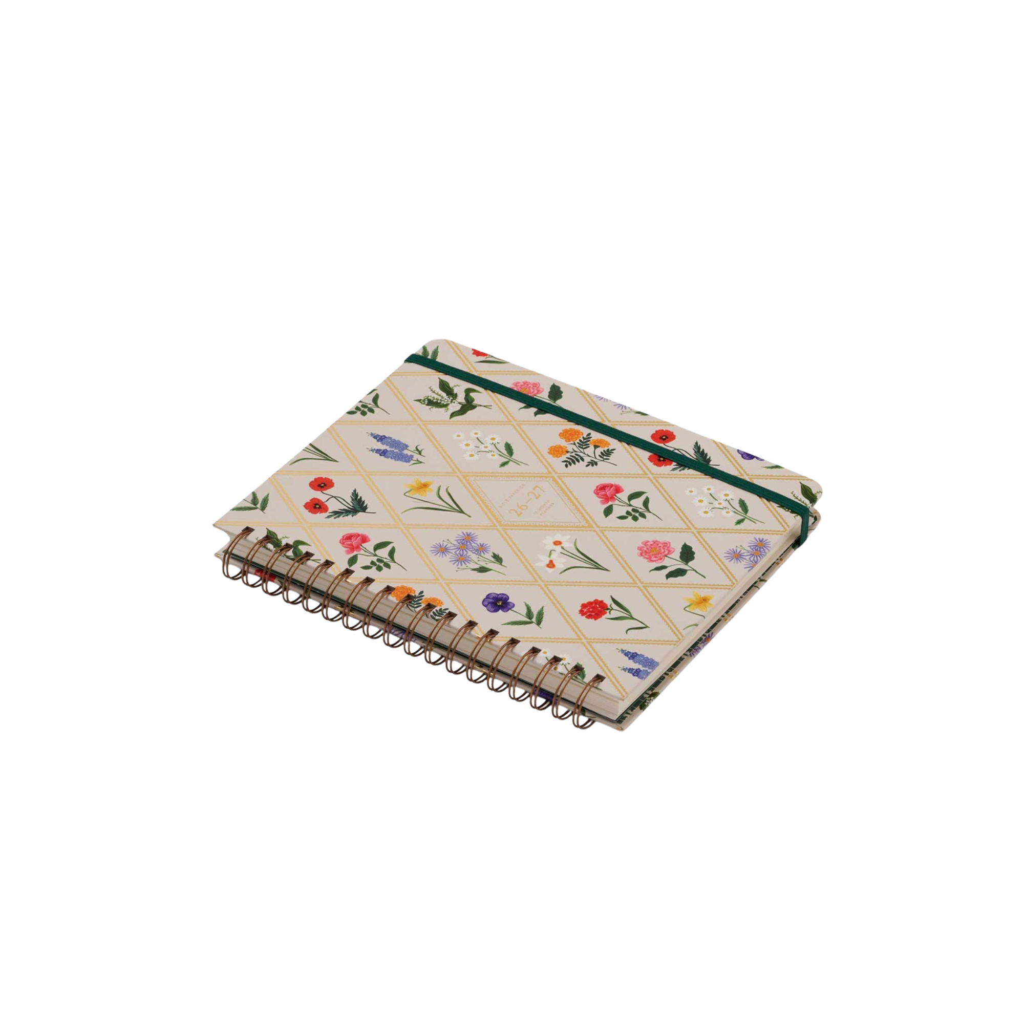 Rifle Paper Co, Agenda à spirale 2027 - Garden Study