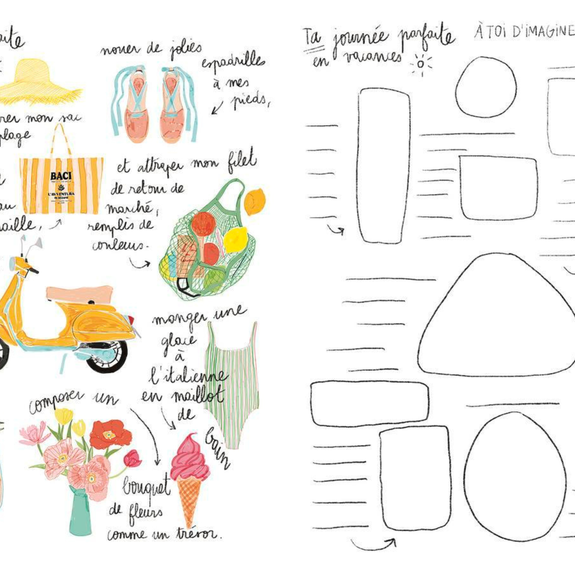 Zoé de Las Cases, Cahier d'activités - Sieste