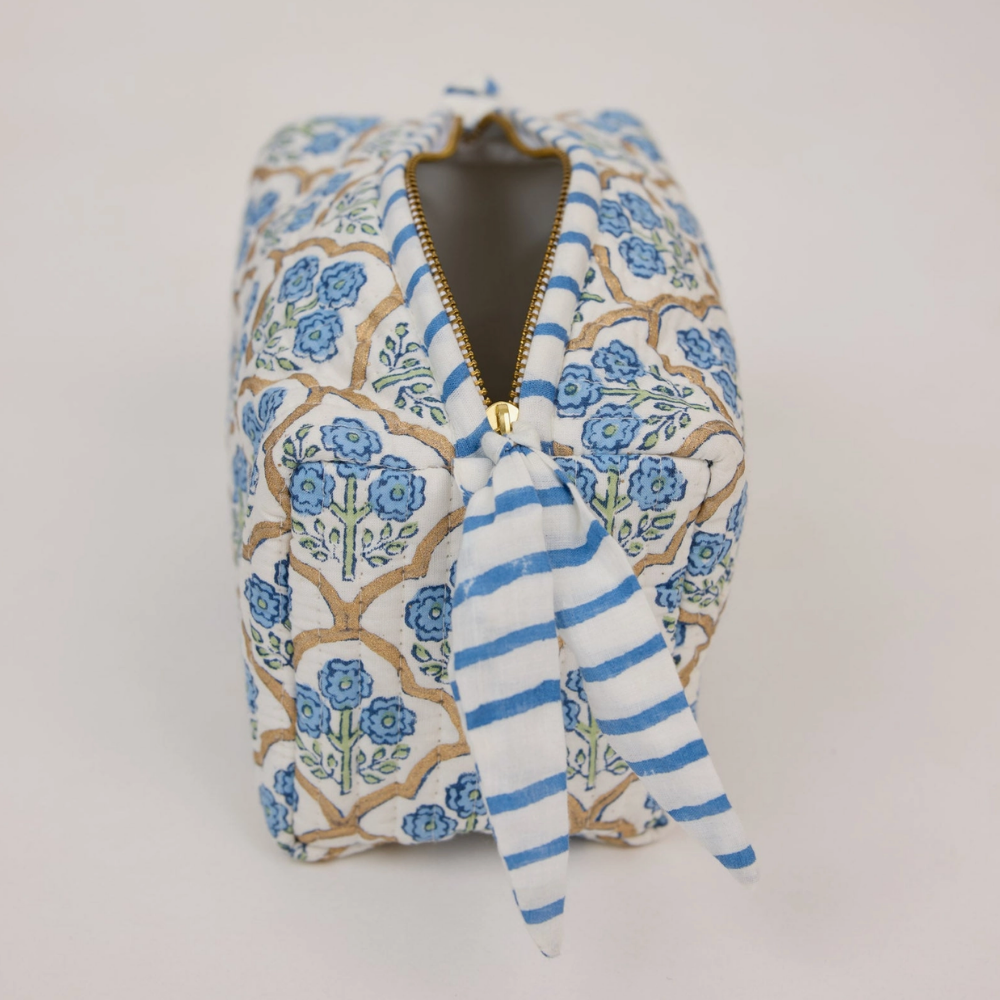 Paper Mirchi, Trousse de toilette - Treillis Indigo