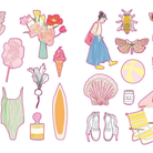 Zoé de Las Cases, Carnet de Stickers - Holiday