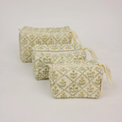 Paper Mirchi, Trousse de toilette - Treillis floral crème au beurre
