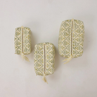 Paper Mirchi, Trousse de toilette - Treillis floral crème au beurre