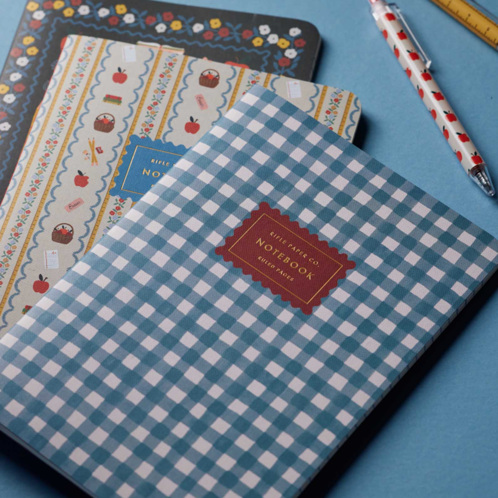 Rifle Paper Co, Carnet de note - Schoolhouse Noir