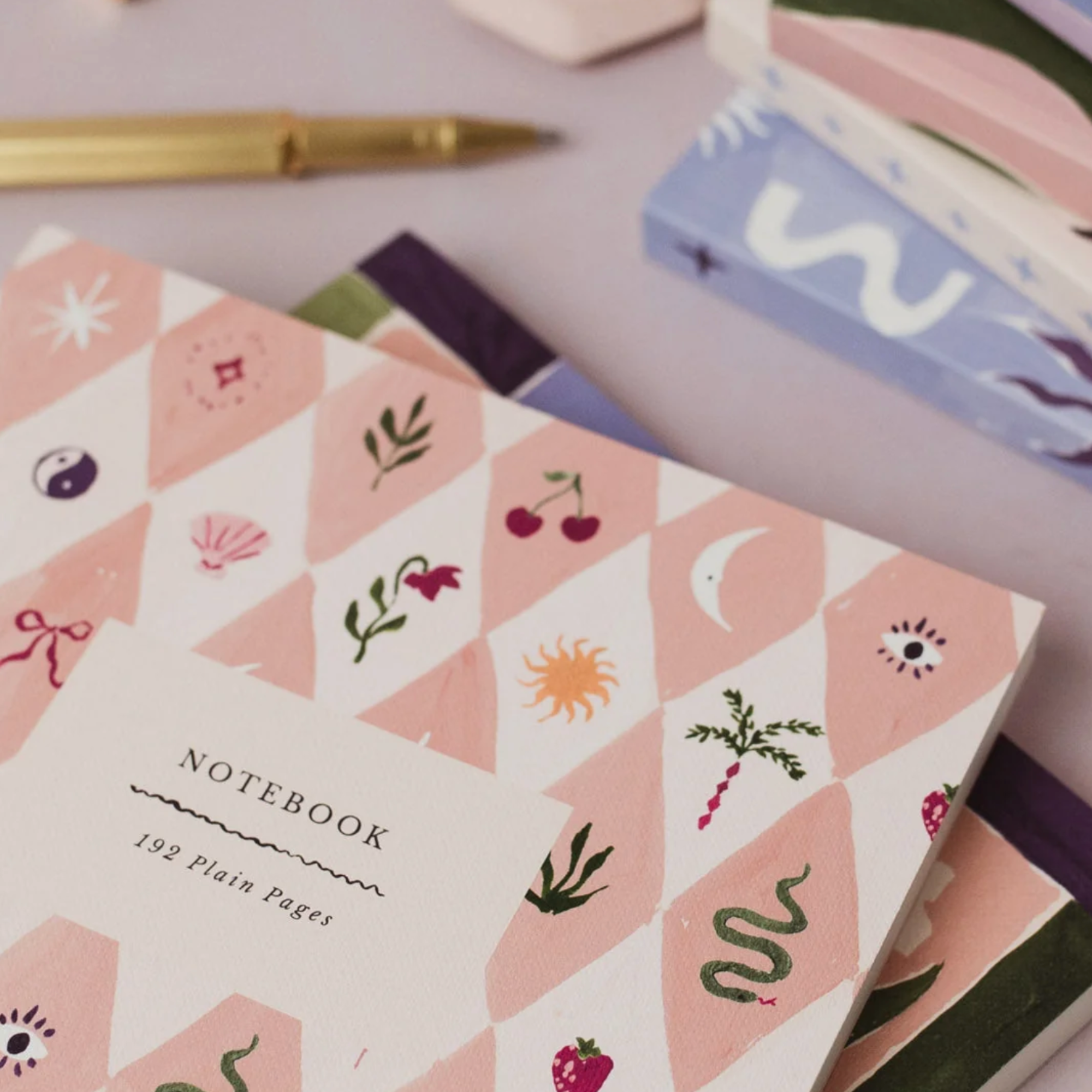 Sister Paper Co, Cahier - Blush Harlequin