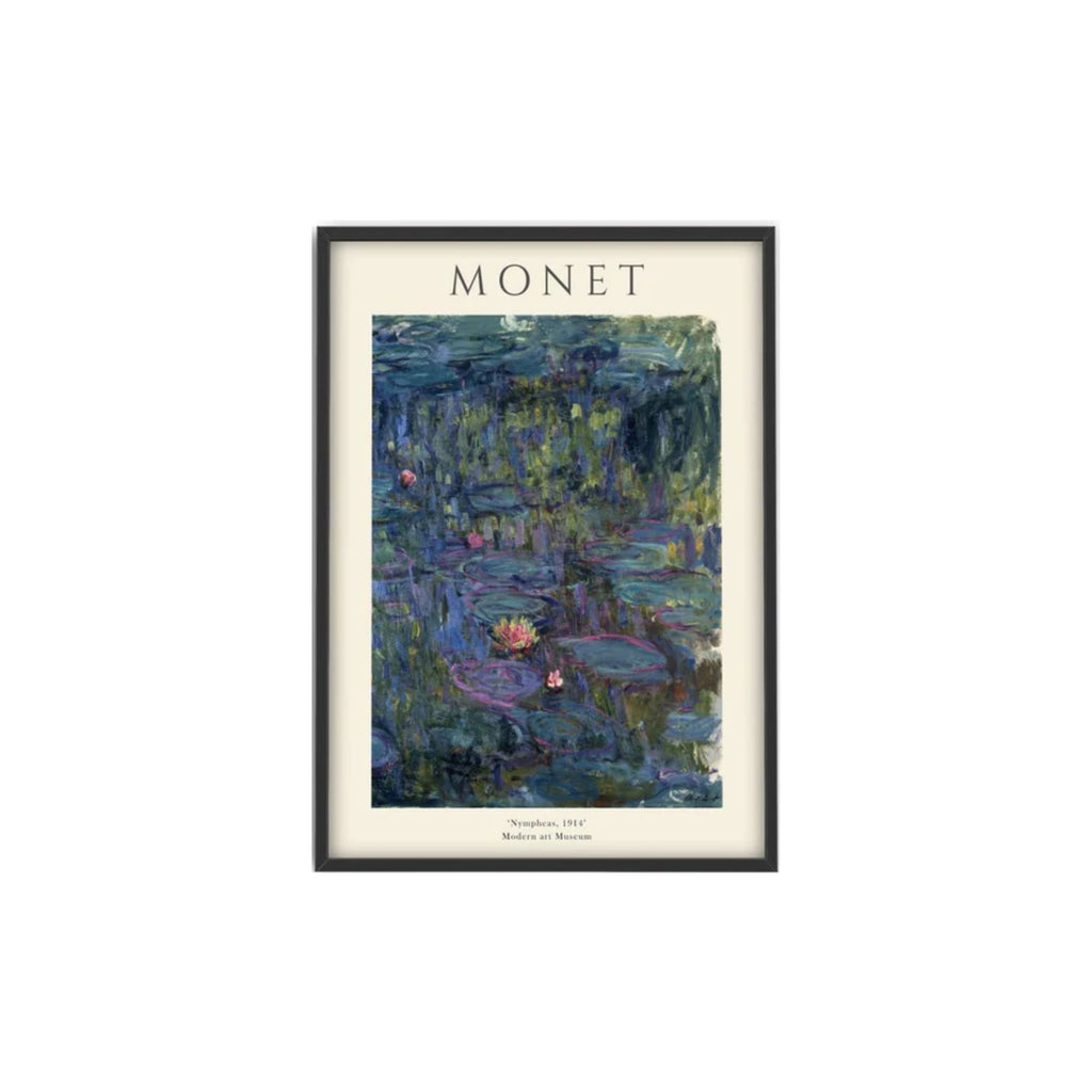 Affiche PSTR Studio - Claude Monet,  Nympheas