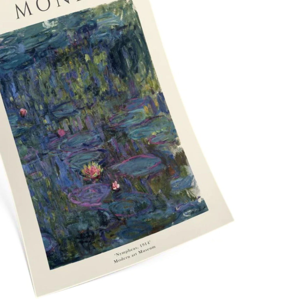 Affiche PSTR Studio - Claude Monet,  Nympheas