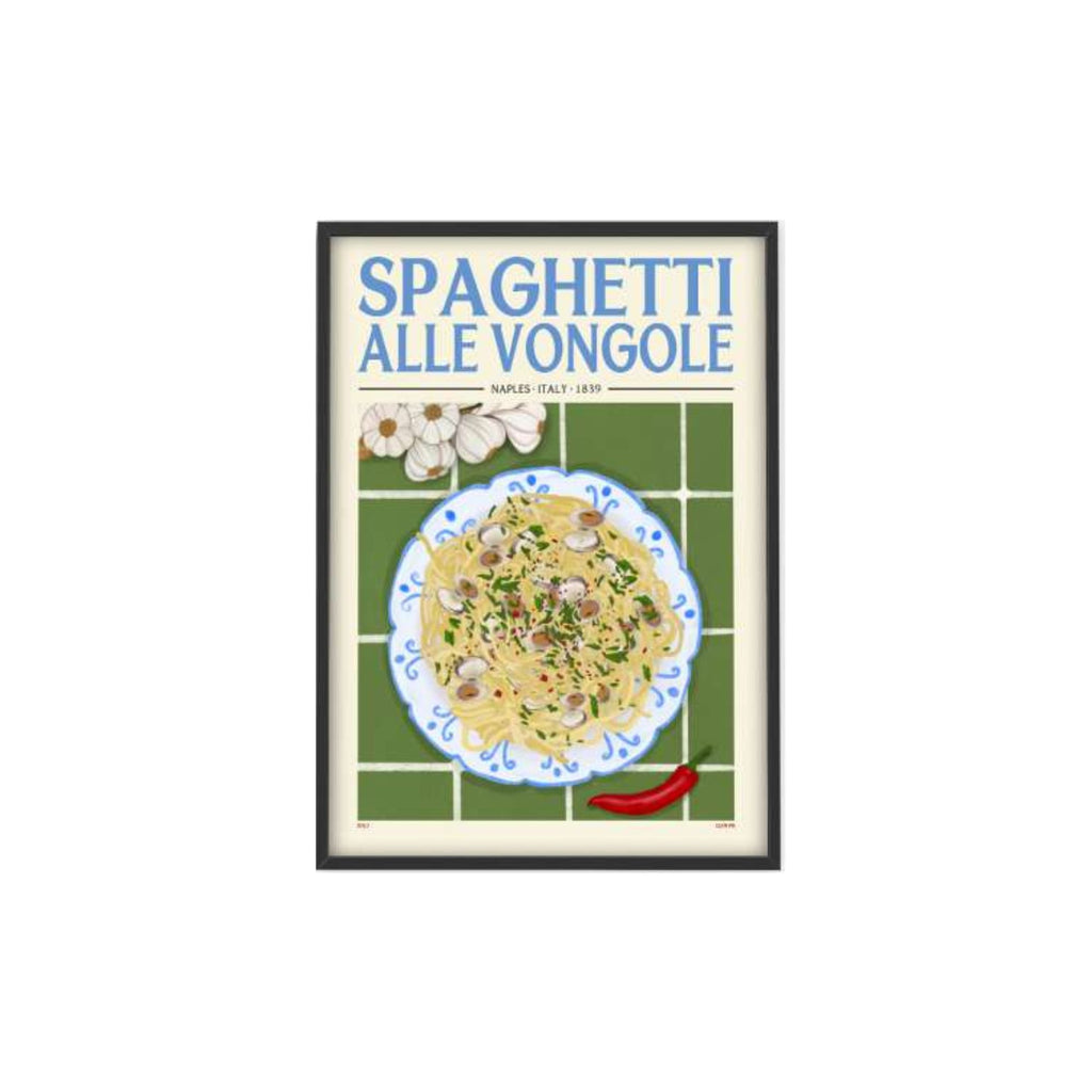 Affiche PSTR studio - Elin PK, Spaghetti alle Vongole