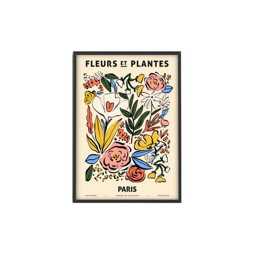 Affiche PSTR studio - Fleurs et plantes paris