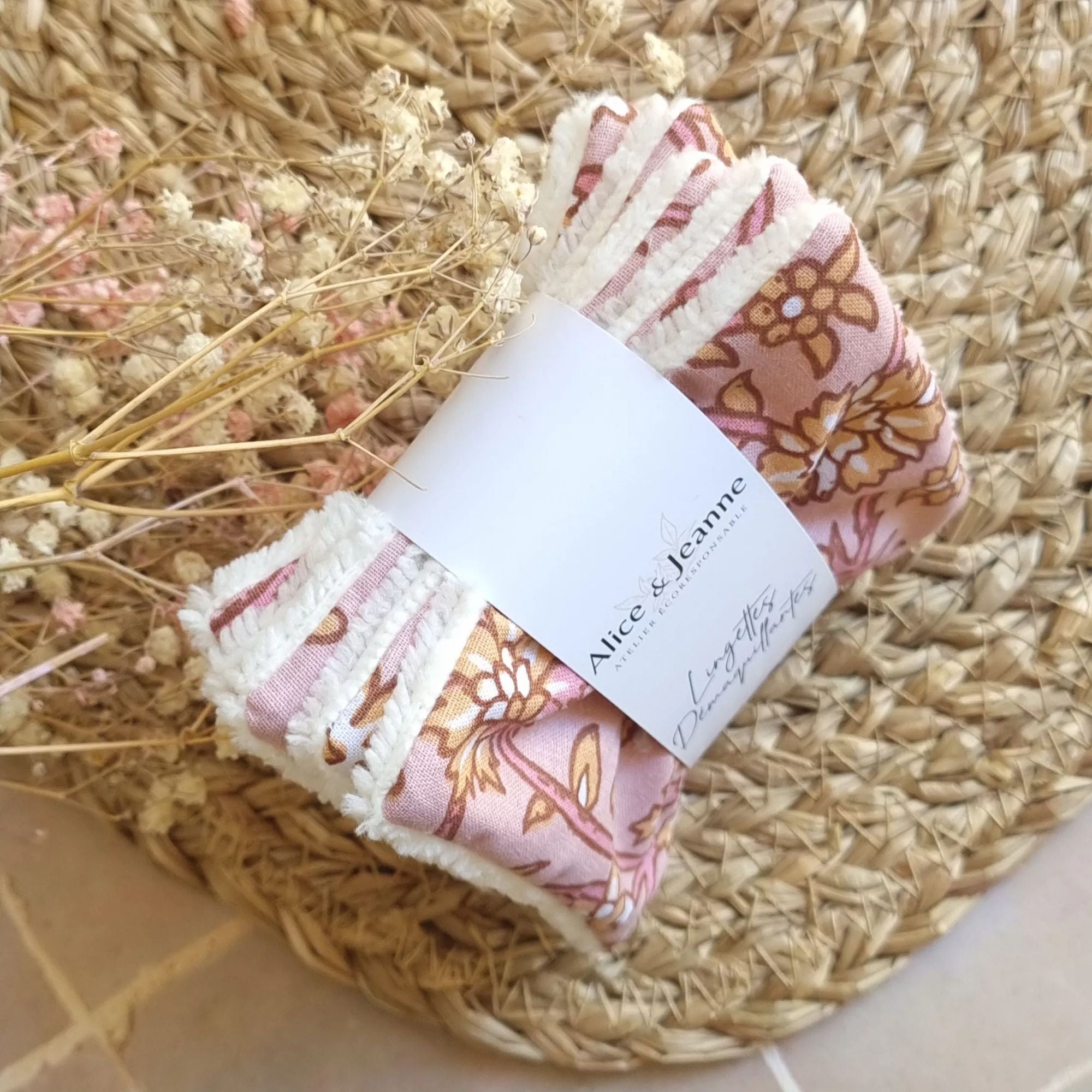 Alice et Jeanne, Lingettes démaquillantes - Gaïa