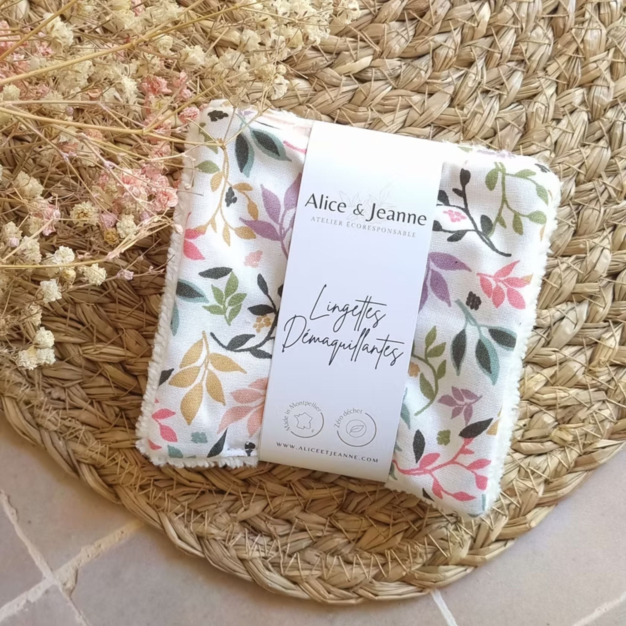 Alice et Jeanne, Lingettes démaquillantes - Juliette