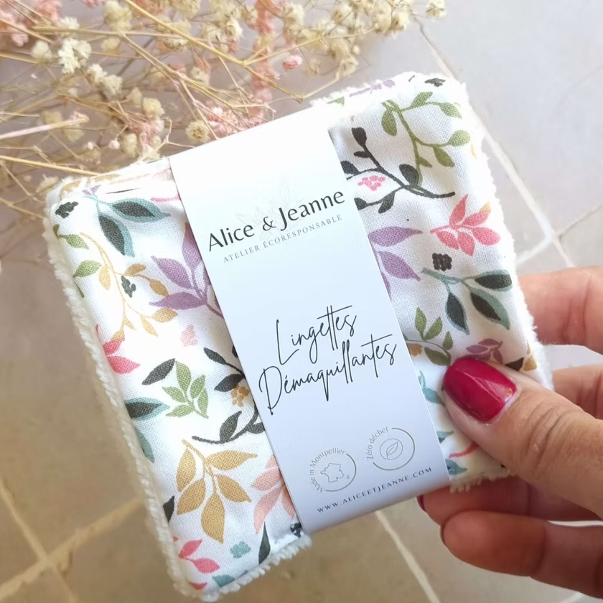Alice et Jeanne, Lingettes démaquillantes - Juliette