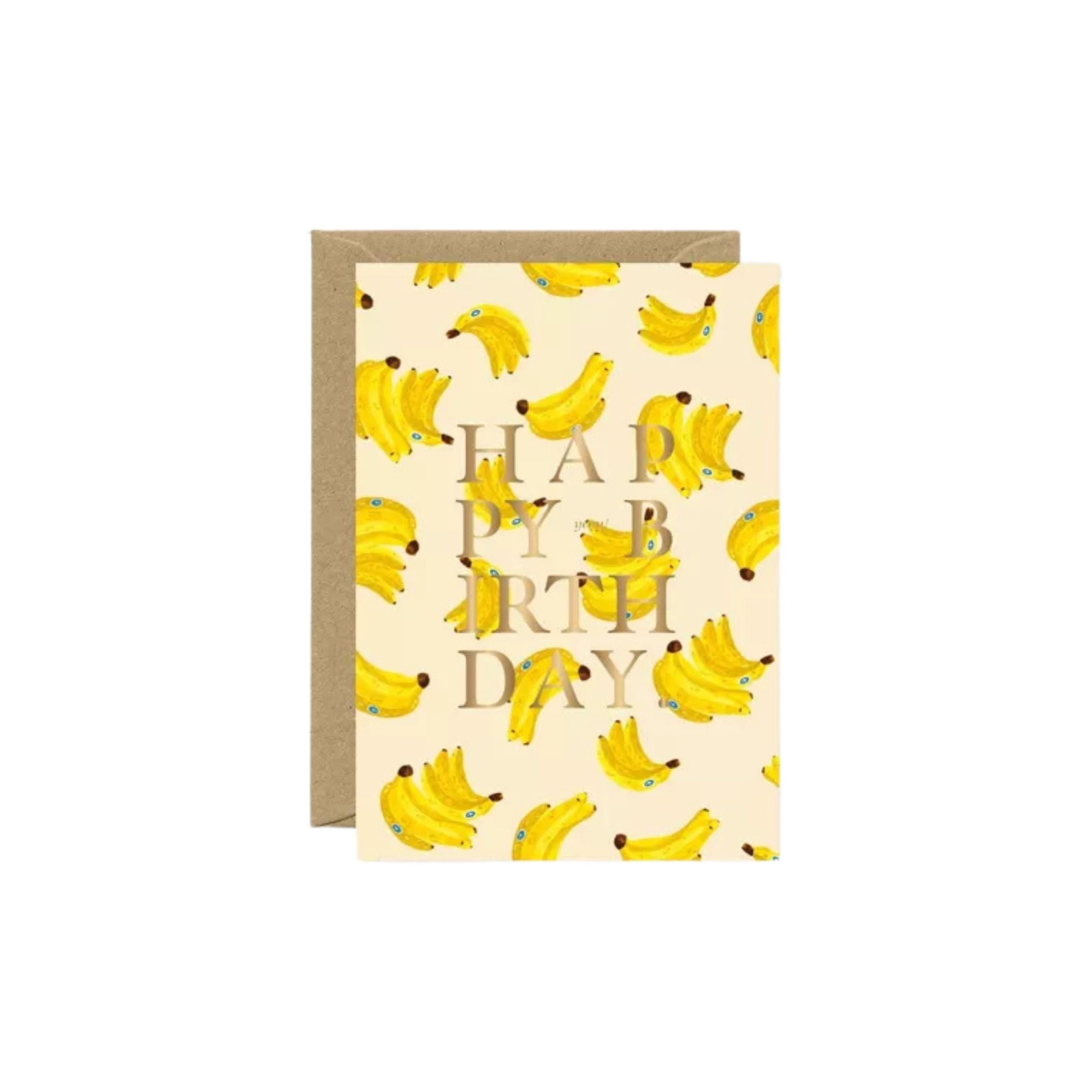 All The Ways To Say, Carte - Gold Bananas Bday