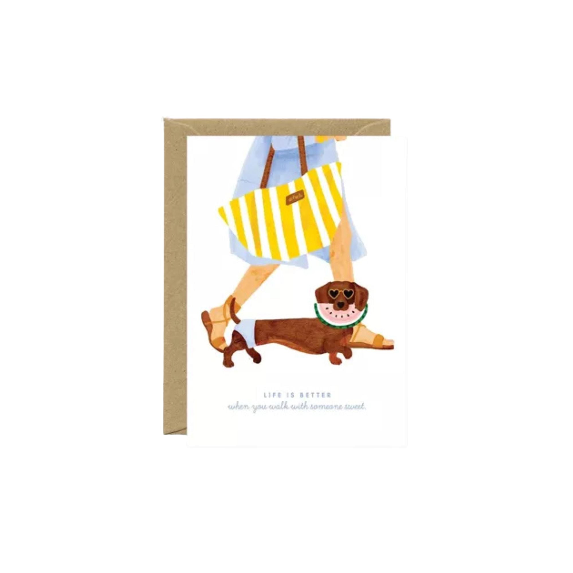 All The Ways To Say, Carte - Summer Dachshund