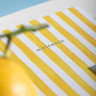 All the Ways to Say, Carnet de poche - Striped Yellow