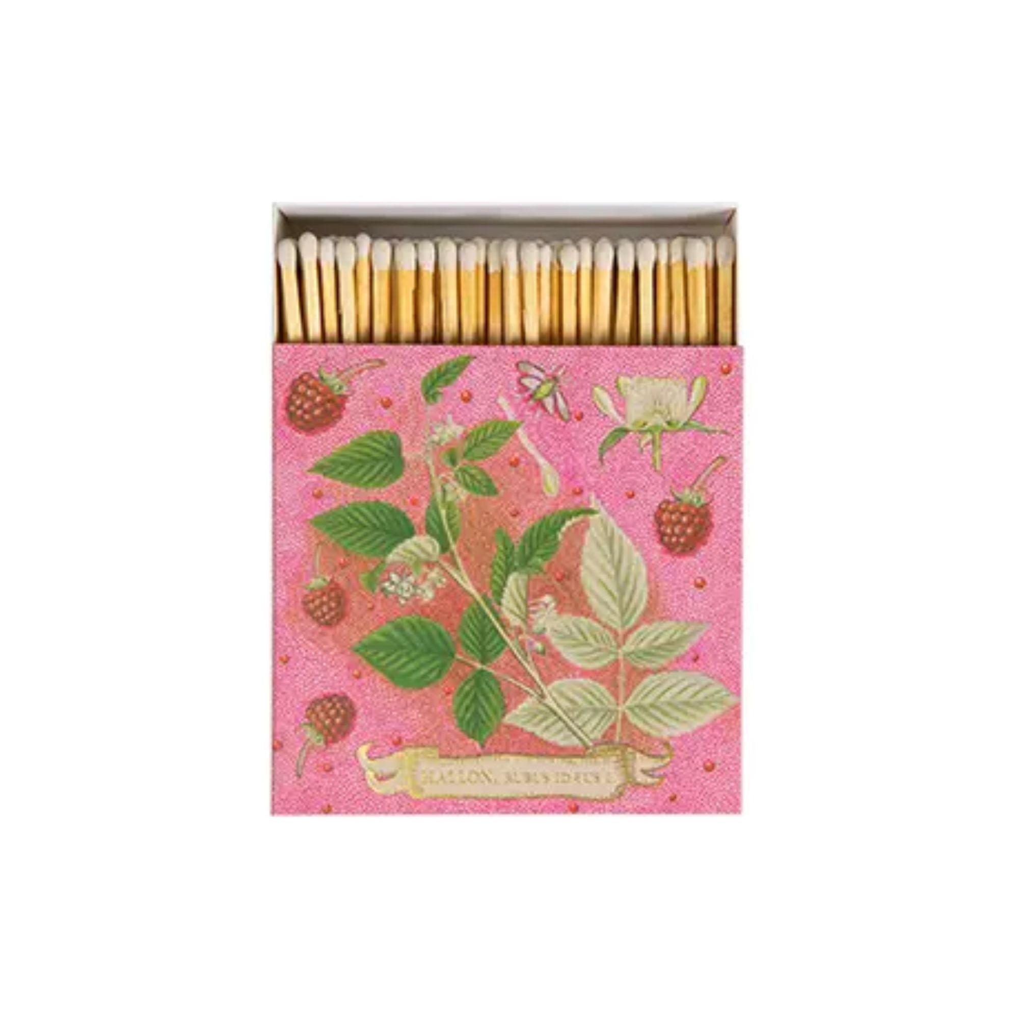 Archivist, Coffret d'allumettes - Rose Framboise