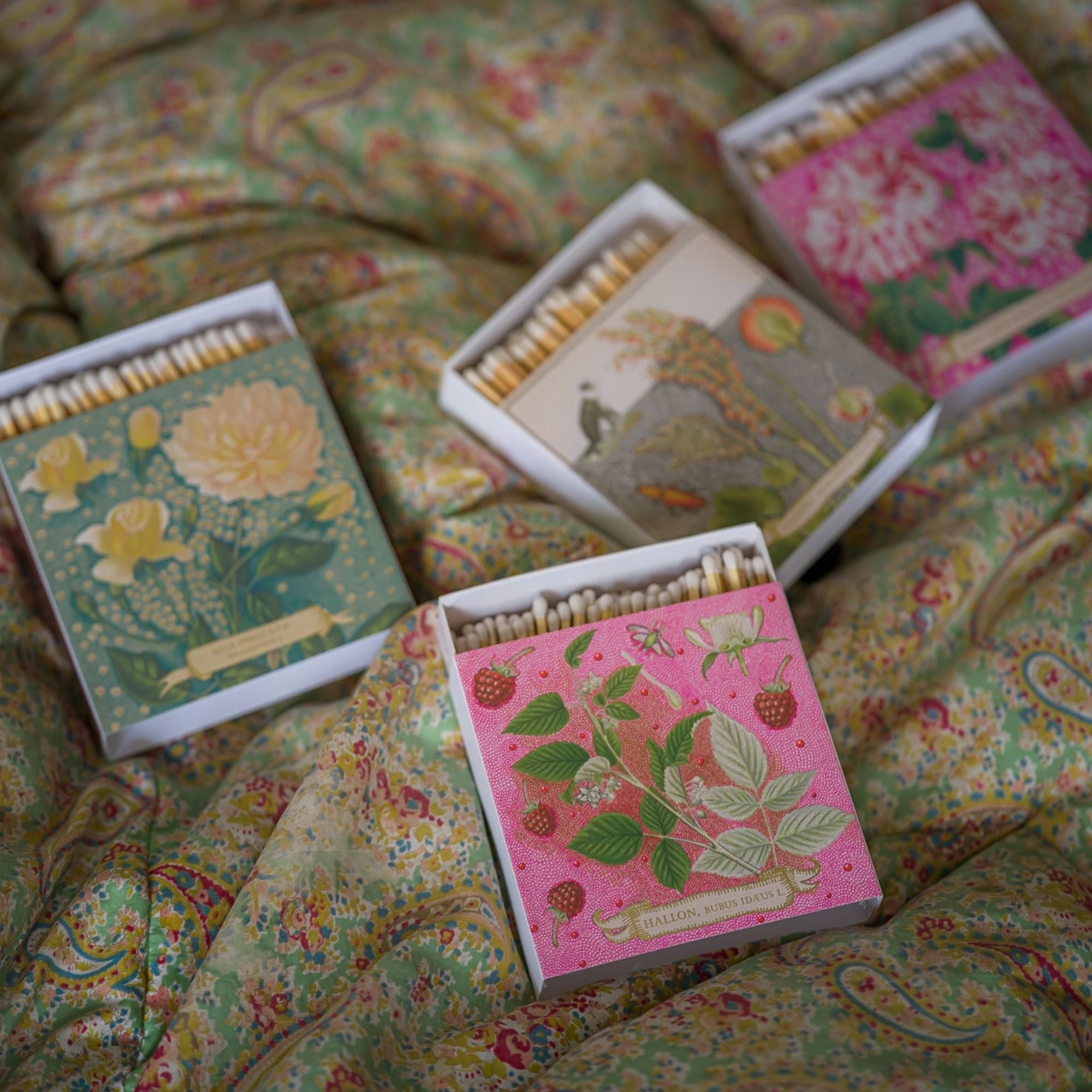 Archivist, Coffret d'allumettes - Rose Framboise