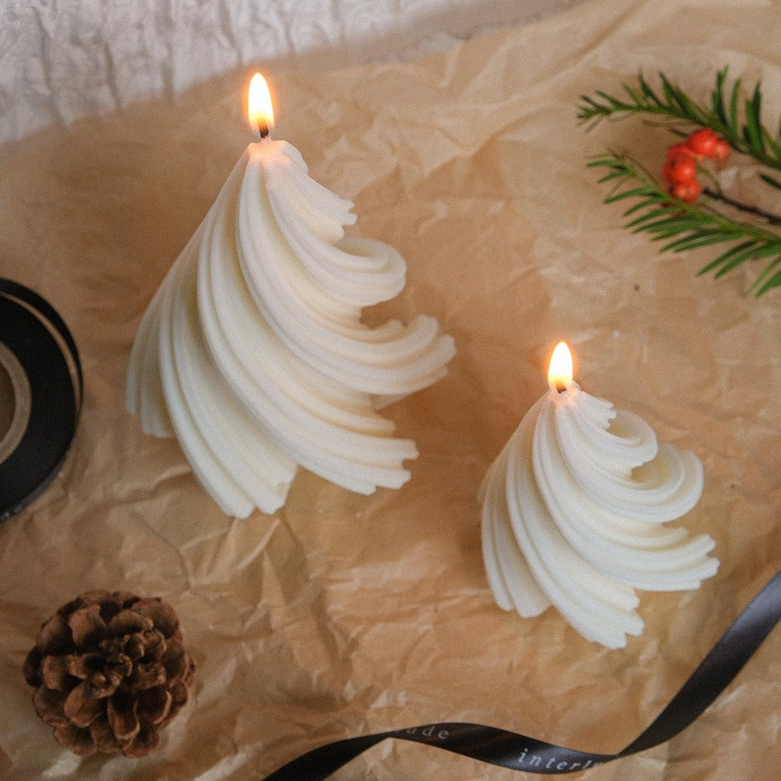 B.R.O.L, Bougie - Sapin de Noël