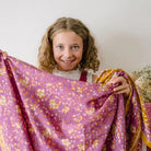 Bindi Atelier, Petit Foulard Indien - Folk Story Pink