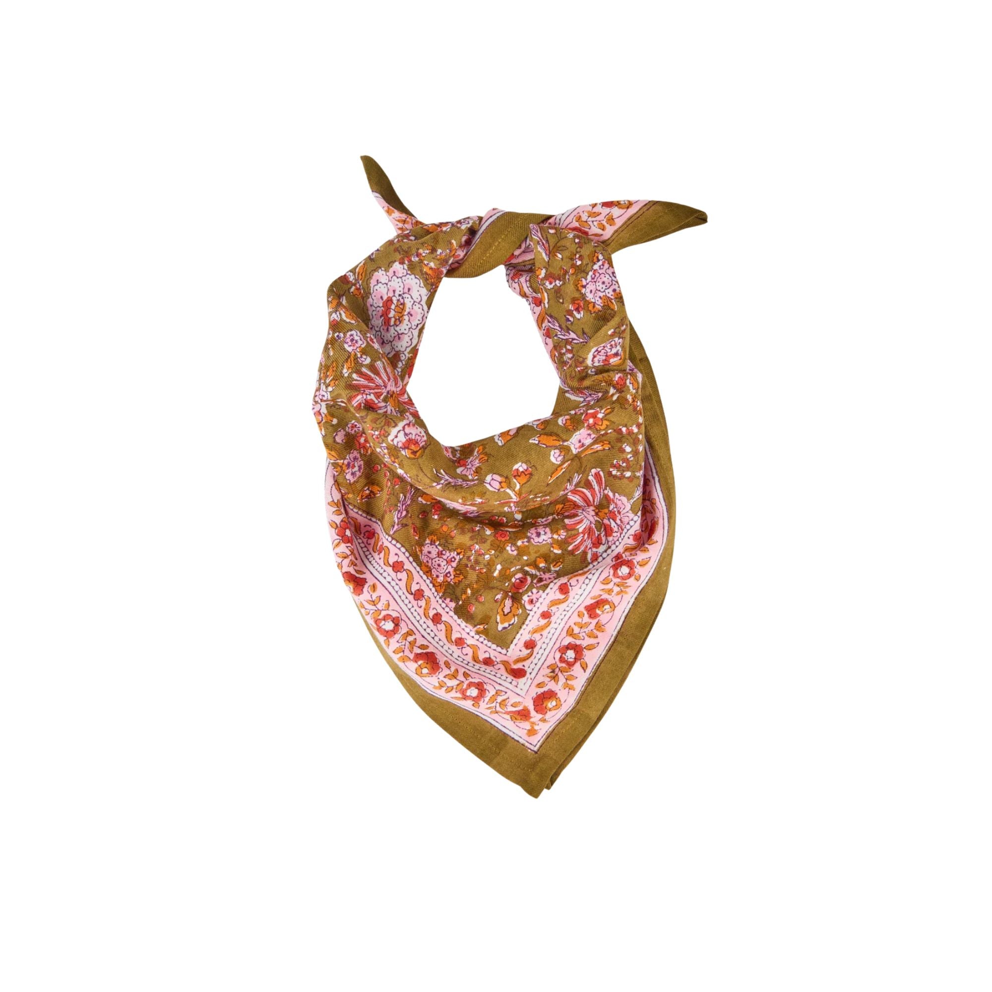 Bindi Atelier, Petit Foulard Indien - Kiala Biscuit