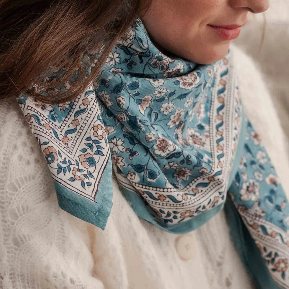 Bindi Atelier, Grand Foulard Indien -  Edel Nuage