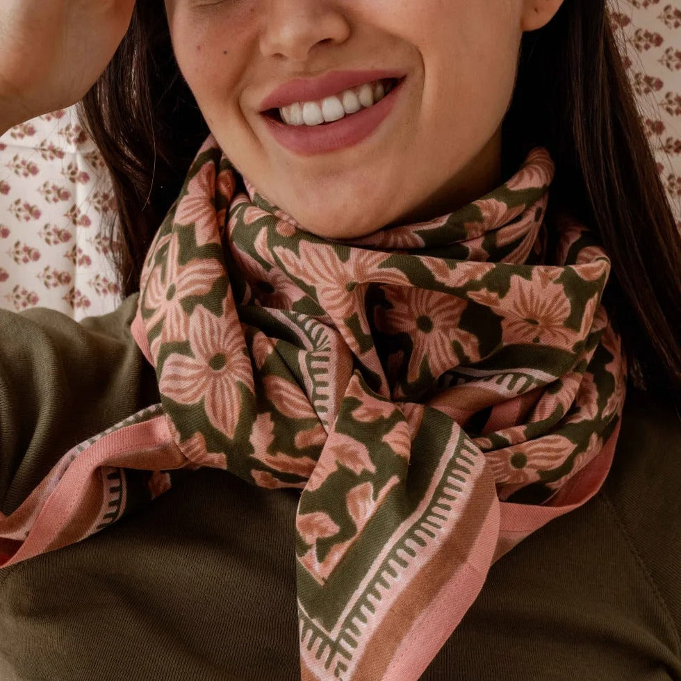 Bindi Atelier, Grand Foulard Indien - Manoa Verde
