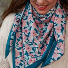 Bindi Atelier, Grand Foulard Indien - Posy Opale
