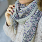 Bindi Atelier, Grand Foulard en laine - Bengal Tilleul