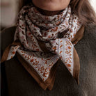 Bindi Atelier, Grand Foulard Indien - Edel Ambre