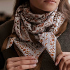 Bindi Atelier, Grand Foulard Indien - Edel Ambre