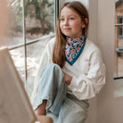 Bindi Atelier, Petit Foulard Indien - Posy Opale