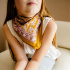 Bindi Atelier, Petit Foulard Indien - Mona Khaki