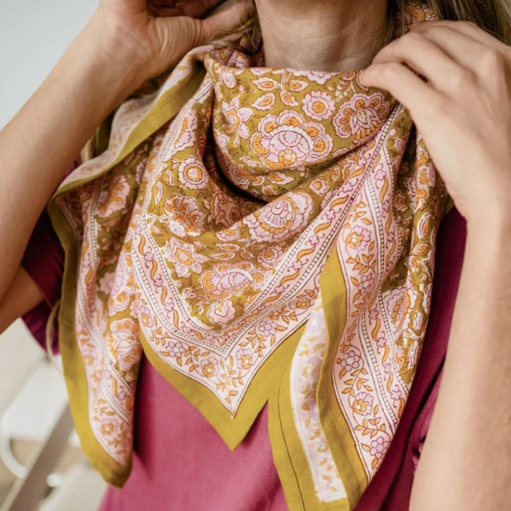 Bindi Atelier, Grand Foulard Indien - Garda Khahi