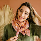 Bindi Atelier, Grand Foulard Indien - Garda Pop Pink