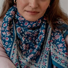 Bindi Atelier, Grand Foulard Indien - Edel Aqua