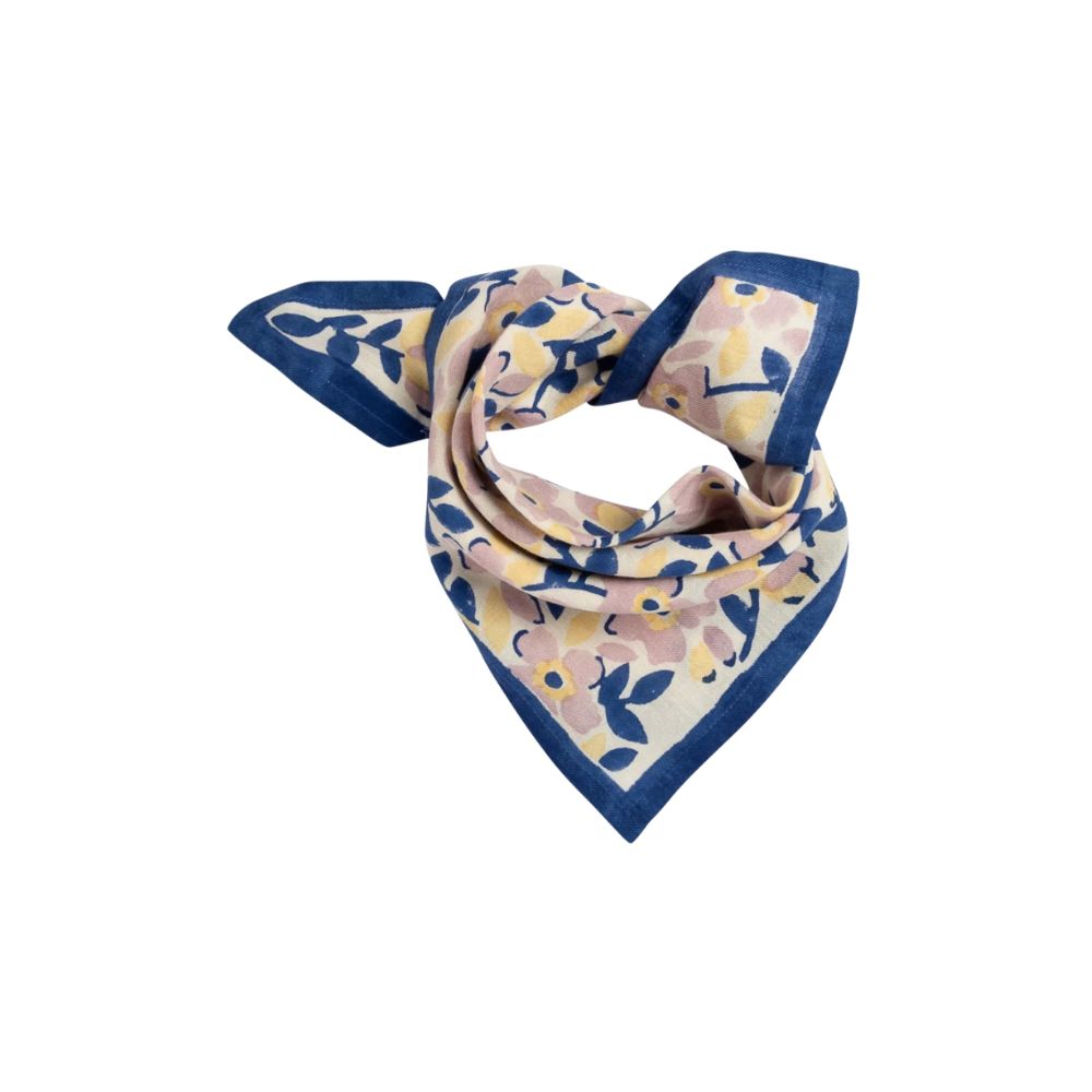 Bindi Atelier, Petit Foulard Indien - Amelia Blue