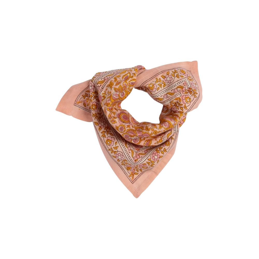 Bindi Atelier, Petit Foulard Indien - Garda Pop pink