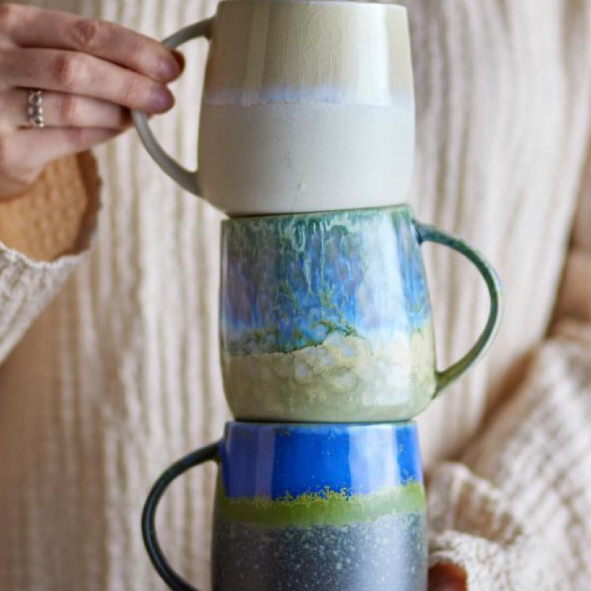 Bloomingville, Mug - Cloe - beige